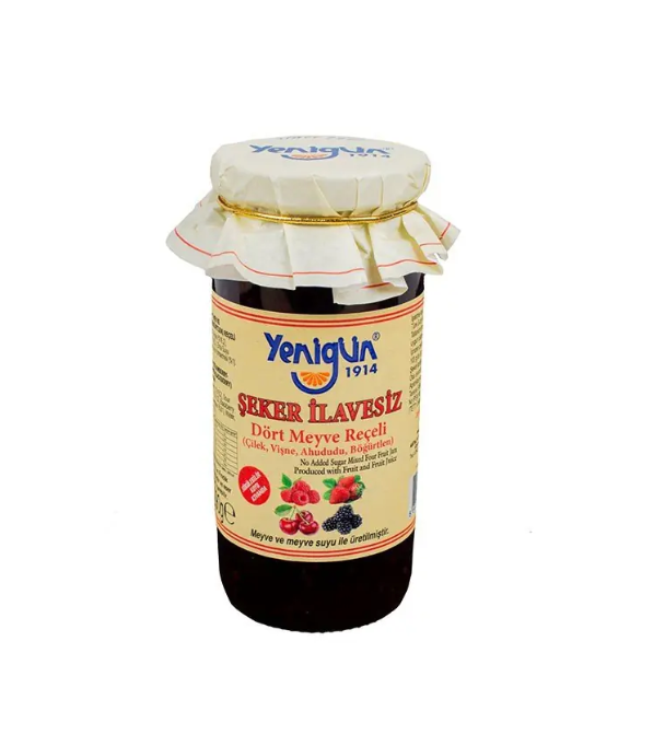 Şekeri Meyveden Dört Meyve Reçeli 290 gr